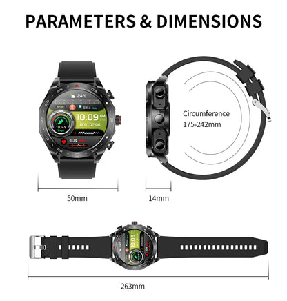 LIGE With Earbuds Bluetooth Headset Smartwatch Women Speaker Tracker Music Sport Watch Men Waterproof Smart Watch AMOLED Screen