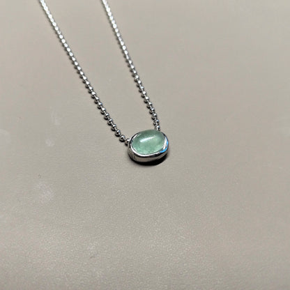 New Trendy Fashion 925 Silver Pearl Simple Elegant Thin Chain Pendant Necklace for Women Girl Jewelry Dropship Wholesale