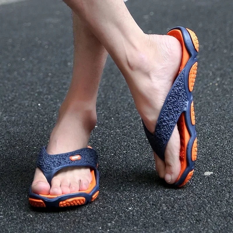 Mens Slippers Lightweight Sandals Summer Flip Flops Breathable Beach Shoes Sandals Men Luxury Flip Flops Breathable Men Slides