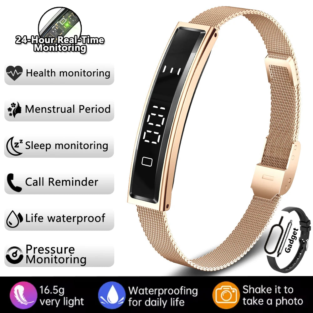 New Sports Waterproof Smart Band Bracelet Gesture Control Heart Rate Blood Oxygen Sleep Monitor Pedometer Screen Smartwatch 2026