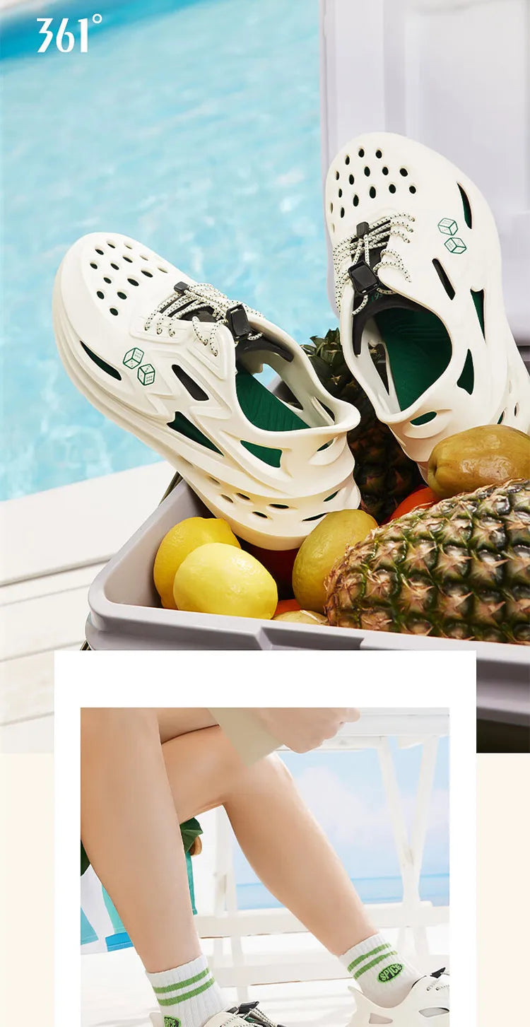 361 Degrees BIG3 Men'S Women's Sports Slippers Summer Outdoor Non-Slip Detachable Beach Casual Sandals And Slippers 672426717