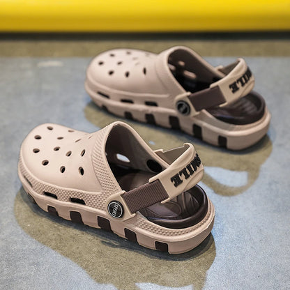 Children Slippers Boy Clogs Summer Beach  Shoes Sneaker Casual Comfortable Indoor Outdoor Sports Sandals for Boy 4 To 10 Years