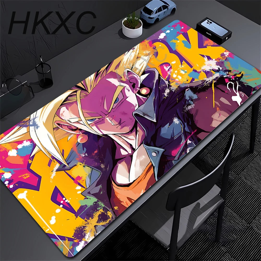 Large PC Mousepad Rubber Gamer Mouse Pad Gaming Mouse Pads Desk Keyboard Mat DBZ Dragon Ball Z Computer Laptop Mat For CSGO LOL