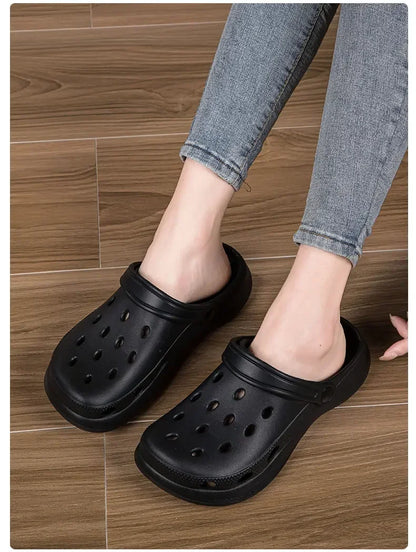 2026Summer Men Clogs Sandals Men's and Women's Leisure Slippers Beach Slides Home Garden Shoes Outdoor Sandals Plus Size46 47 48