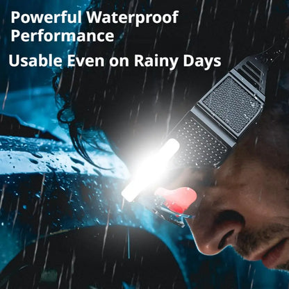Smart Sensor LED Glasses Lamp Dual Color Light Protective Goggles USB Charging Long Lasting IPX6 Waterproof For Working Fishing
