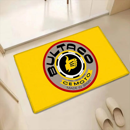 Bultacos Alpina Motorcycles Kitchen Carpet for Home Entrance Doormat Furry Mat for Hallway on the Floor Bedroom Mats Carpets
