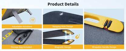 VTOMAN VS400W Foldable Solar Panel 40.32V High Efficiency Portable Solar Charger for Outdoor Power Station
