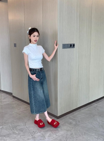 Women Platform Slippers Fashion Wedge Heeled Sandals Luxury Suede Casual Slides Summer New Beach Shoes for Women Sandalias Mujer