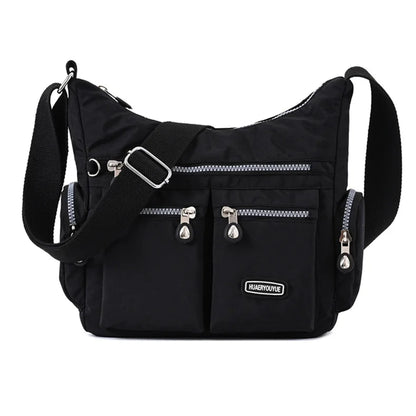 Women's Shoulder bag Nylon Female Travel Handbag Ladies Messenger Bag light CrossBody Bag High-grade Wear-resistant fabric