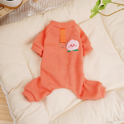 Dog Clothes Mesh Pajamas Jumpsuit Overalls For Small Dogs Chihuahua Shih Tzu Puppy All-In-One Tracksuit Pet Costume Bodysuit XXL