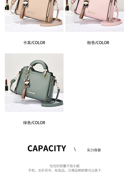 New women bag Fashion Shoulder bags handbag  for women 2025  Handbags leather Printed monogram single shoulder straddle bag