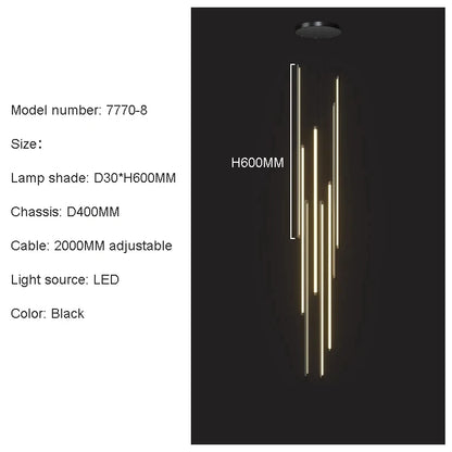 New Room Decoration Interior Chandelier Modern LED Living Room Hanging Lights Ceiling Home Decor Ceiling Pendant Lamp Lustre
