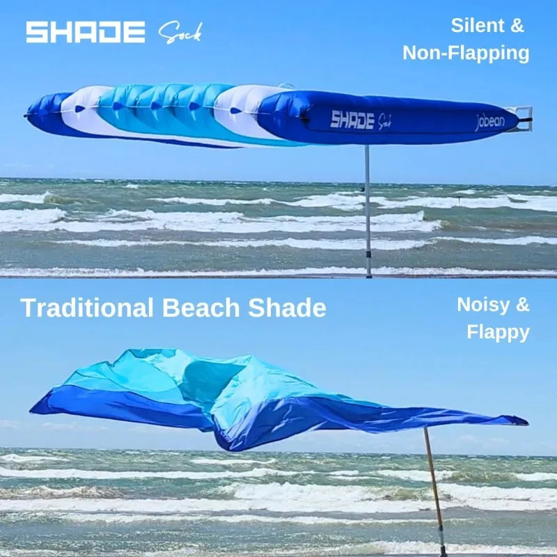 Garden Furniture  The Ultimate Wind-Inflating, Beach Shade – Silent, Non-Flapping Design,8x10ft Auto-Directing Canopy – Light-We