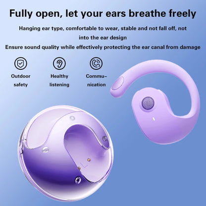 Lenovo AI Earphones Wireless Bluetooth Real-time Language Translation 144 Languages Ear Hanging Headphone Translator For Busine