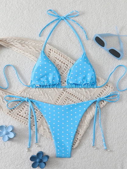 Sexy  Micro Bikinis Sets Pearl Dot Print Swimwear 2026 Bathing Suit Woman Beachwear Women Beach Summer Bikini Two-piece Swimsuit