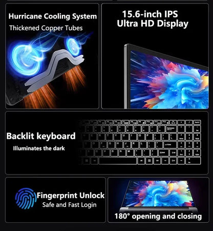 2026 Intel Core i9 9900 15.6 Inch Laptop 32GB RAM 2TB SSD Windows 11 1920x1080 HD Ultra Slim Gaming Gamer Office