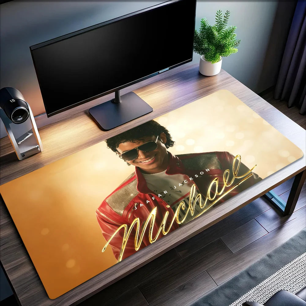 Mouse Pad MousePad Non-slip Music Jackson Lockedge Office Singer Student Gaming Thickened Large Writing M-Michael Pad Cushion