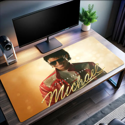 Mouse Pad MousePad Non-slip Music Jackson Lockedge Office Singer Student Gaming Thickened Large Writing M-Michael Pad Cushion