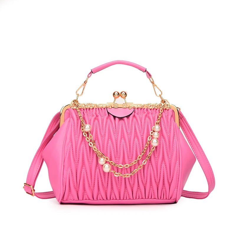 New Summer Women's Shoulder Bag Thick chain Handbag Sense of luxury Ladies Clouds Crossbody Messenger Bags Designer PU Women Bag