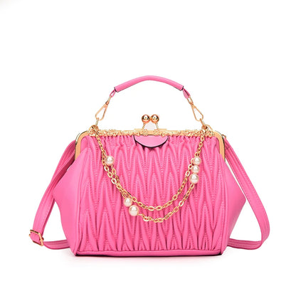 New Summer Women's Shoulder Bag Thick chain Handbag Sense of luxury Ladies Clouds Crossbody Messenger Bags Designer PU Women Bag