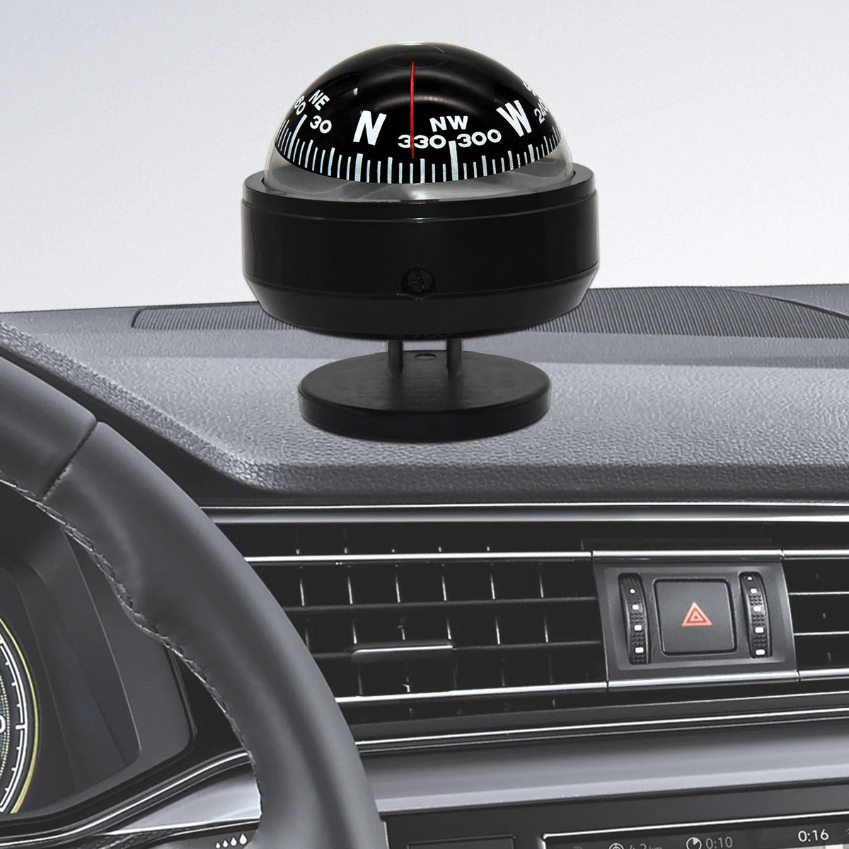 Compass Car Dashboard Dash Mounted Navigation Compass Boat Compass Navigation Tools Navigating Tools Sailing Tool for Outdoor