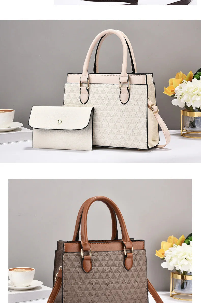 Elegant Women Shoulder Bag PU Leather Ladies Messenger Bag Fashion Single Totes Bag Korean Luxury Lady Handbags Bolsa Feminina