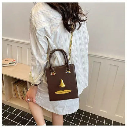 Luxury Brand Classic Women's Handbag In Elegant Leather - Fashionable Shoulder Crossbody Bag For Ladies Designer