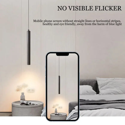 Nordic LED Cord Pendant Lighting for Kitchen Bedside Adjustable Line Suspended Hanging Lamps Chandelier Lights for Restaurant