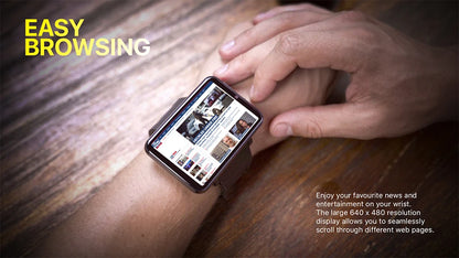 2025 MAX GPS Smart Watch 2880mAh 3GB RAM 32GB ROM IP67 Waterproof 8.0MP Camera 2.86" Screen Face Recognition