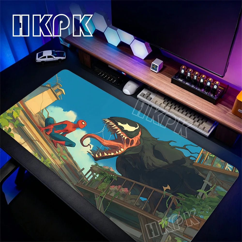 90x40cm Mouse Pad Gaming Large Dywan Gamer Keyboard HD Desk Mat Non-Slip Rubber Table Carpet Mousepad Venoms XXL For Computer
