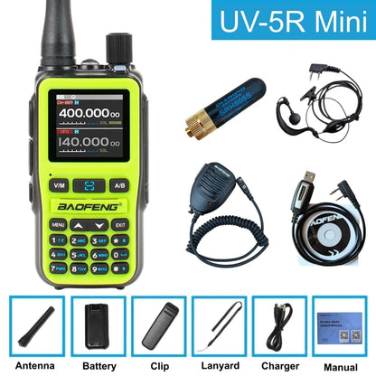 Baofeng Uv-5R Mini 5W /1pcs Walkie Talkie Long Range Smartphone Programming