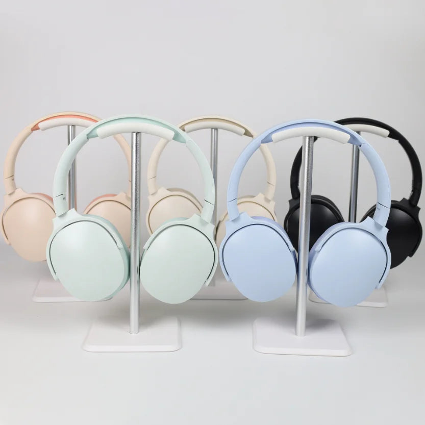 Hot Wireless Bluetooth Headphones Over Ear Hifi Stereo Headset True Sports Earphones TF AUX Music Player with HD Mic
