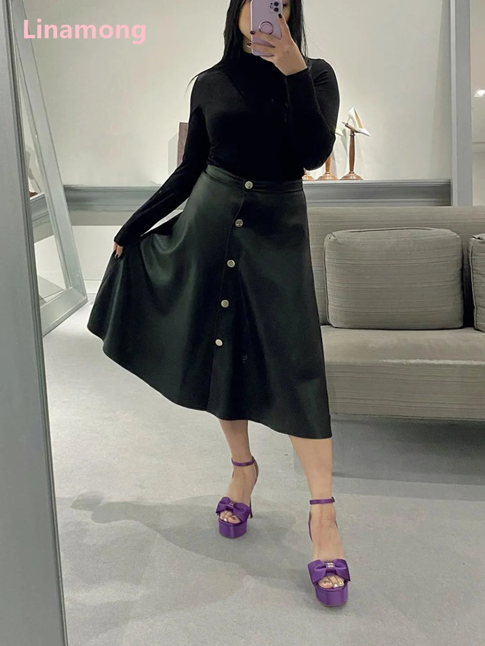 Slik Butterfly-knot Platform Fashion Sandals For Female Women Round Toe Luxury Elegant Design Ankle Buckle Strap Sexy Shoes