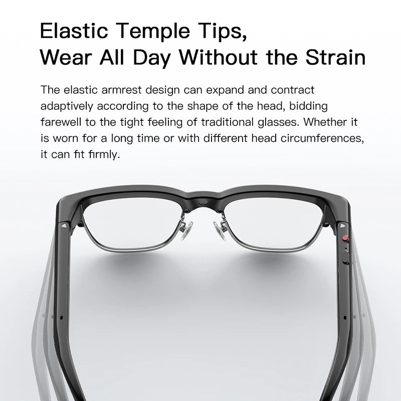 New Smart Glasses Take Photos and Videos Real-Time Translation Voice Assistant Translation 2GB Memory 800W Camera Smart Glasses