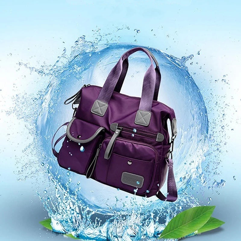 New Ladies Tote Bag Fashion Nylon Waterproof Casual Shoulder Mummy Bag Large Capacity Messenger Bags