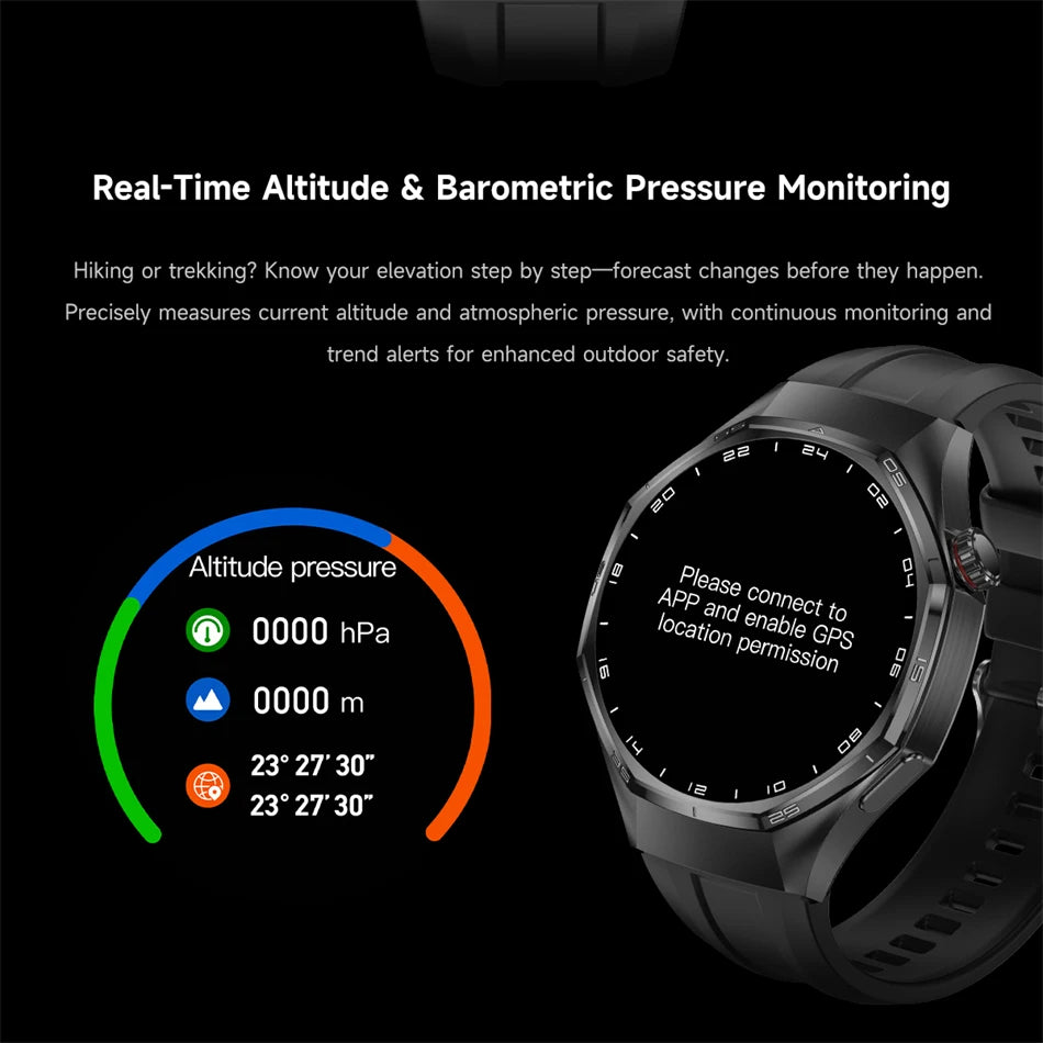 2026 New Global Version Watch 6 Pro GPS Smart Watch Men AMOLED Screen Sports Fitness Track Bluetooth Call Waterproof Smartwatch