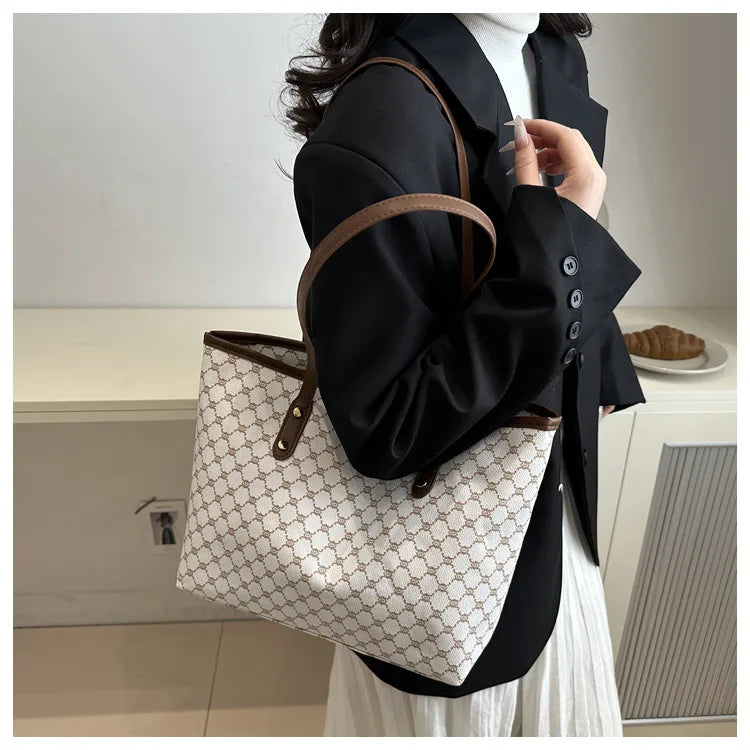 Fashionable Retro Versatile Tote Bag for Women Luxury Designer Bags Purse and Handbags Women Shoulder Bag Shopping Bags Сумка
