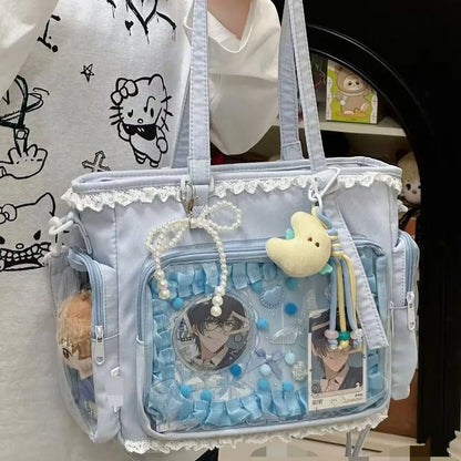 Ballet Girl Large Appetite Itabag Japanese Two-Dimension Single Shoulder Crossbody Bag Gift For Friends Women'S Handbag