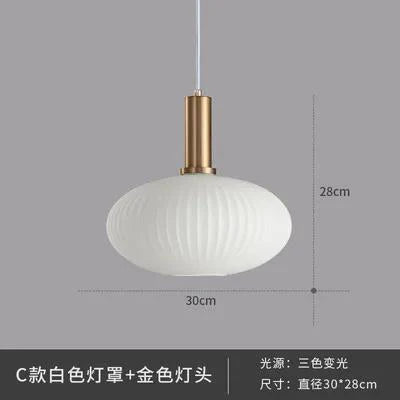 Modern LED Nordic Glass Pendant Lights Fixtures Bedroom Dinning Living Room Light Hanging Lamp Hanglamp Luminaire