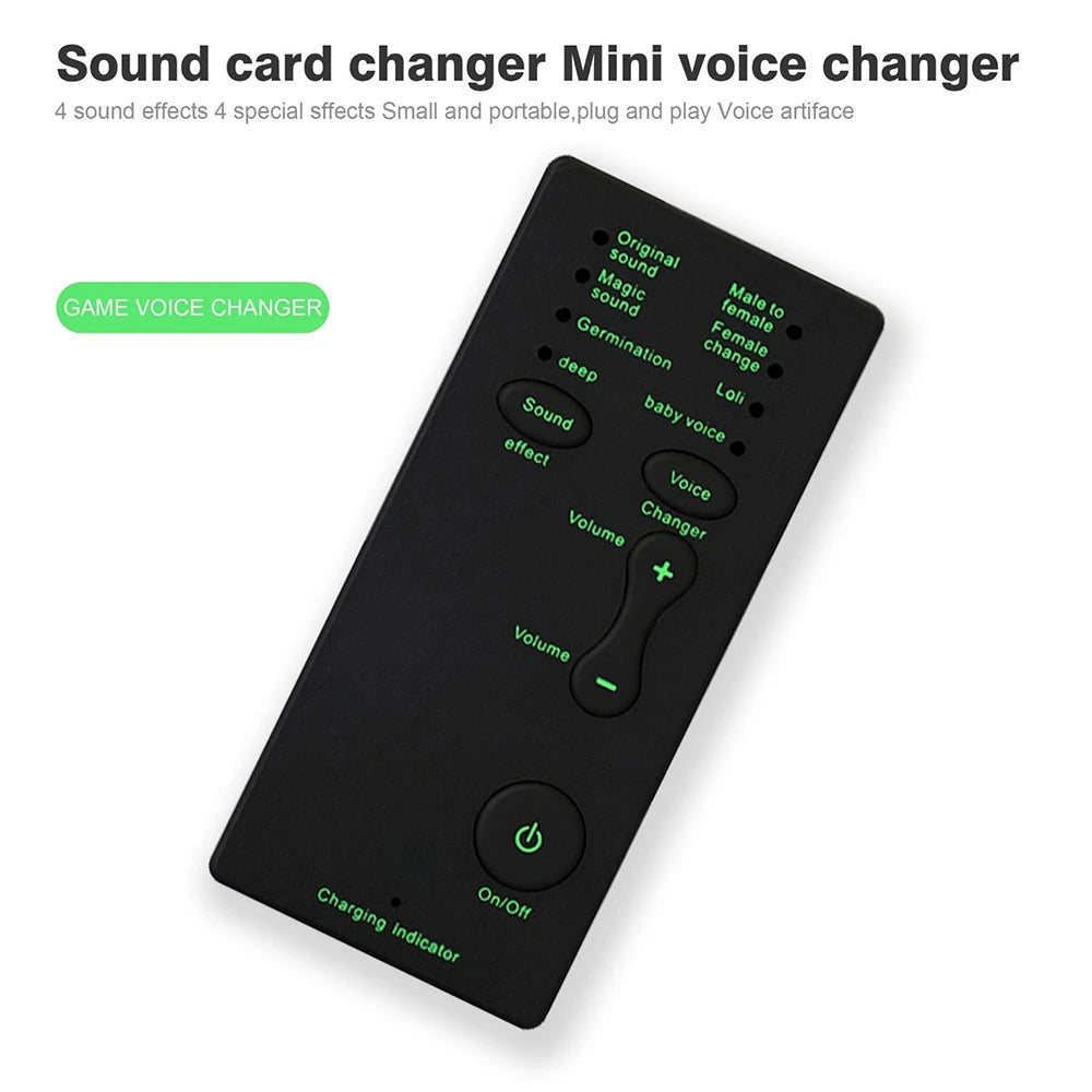 ABAN Voice Changer Handheld Microphone Voice Changer Sound Effects Machine for Kids for Friends