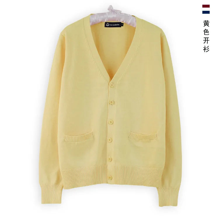 Japanese JK Uniform Cardigan Class Uniform British Student School Uniform Knitted Sweater