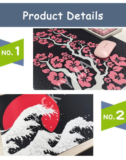 Ink Painting Desk Mat Gamer Mousepads Company Mouse Pad Office Desk Pads Large Mousepad Chinese Style Mouse Mats For Computer