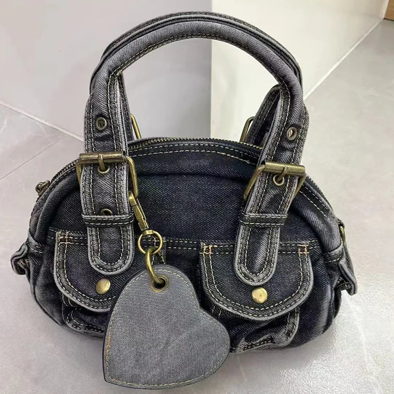 Denim Crossbody Bags for Women Shoulder Bags Hand-held Retro Purse and Handbags Luxury Bags Designers Bag Сумка Женская Bolsa