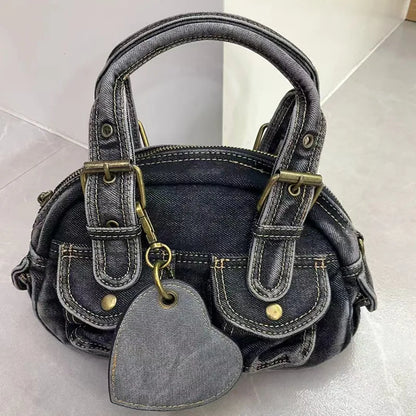 Denim Crossbody Bags for Women Shoulder Bags Hand-held Retro Purse and Handbags Luxury Bags Designers Bag Сумка Женская Bolsa