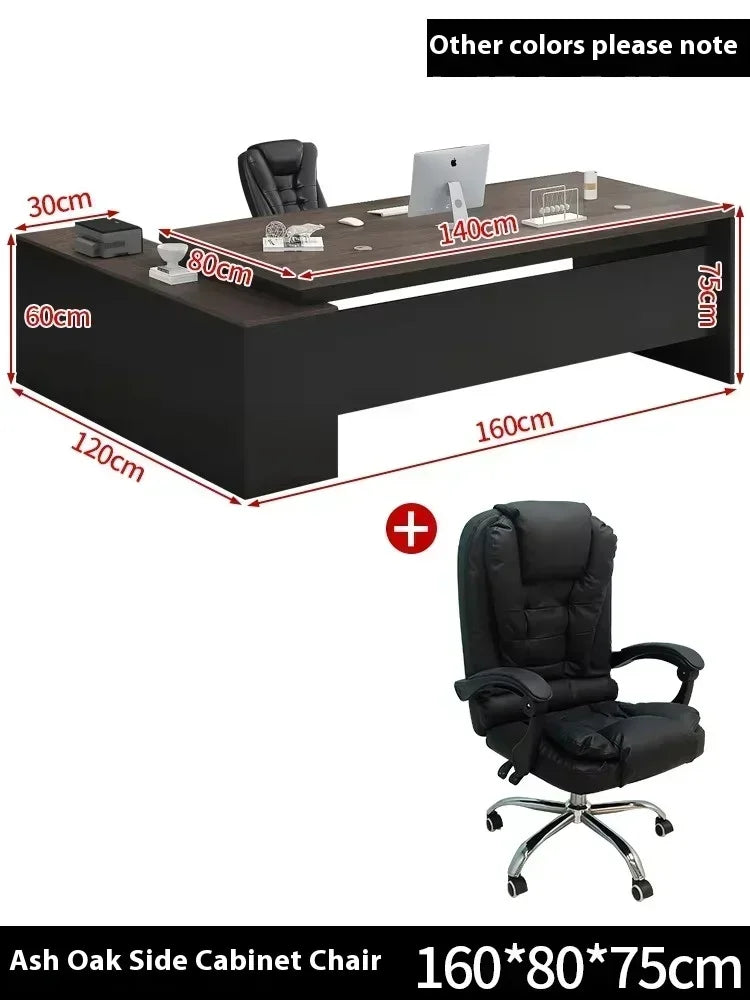 Executive Table Desk Writing Professional Auxiliary Computer Tables Work Corner Student Side Desk Study Mesa Office Furniture