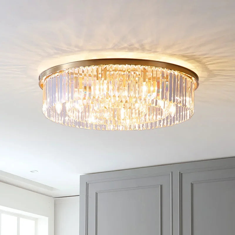 Nordic Designer Luxury Ceiling Chandeliers Modern LED Crystal Pendant Lights for Bedroom Living Room Light Fixtures