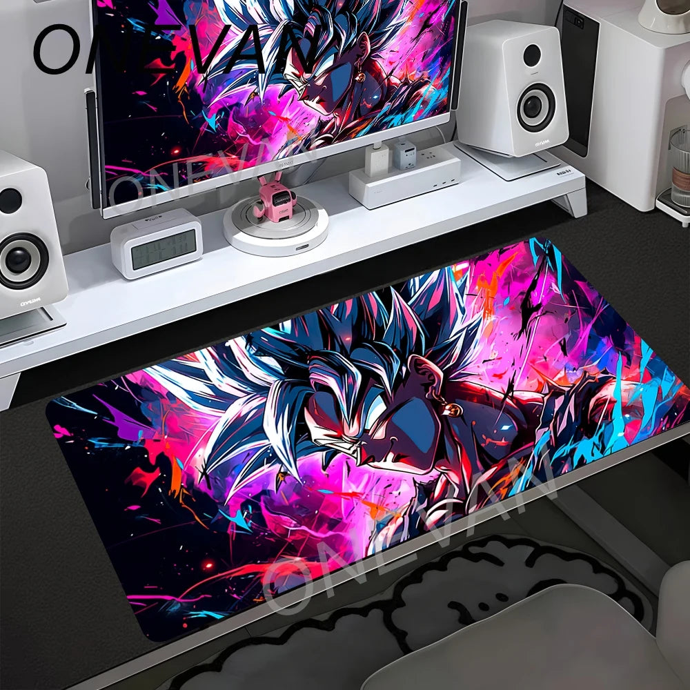 Game E-sports Special Table Mat Animation Non-slip Pad Oversized Dragon Ball Computer Keyboard Pad Son Goku Rubber Mouse Pads