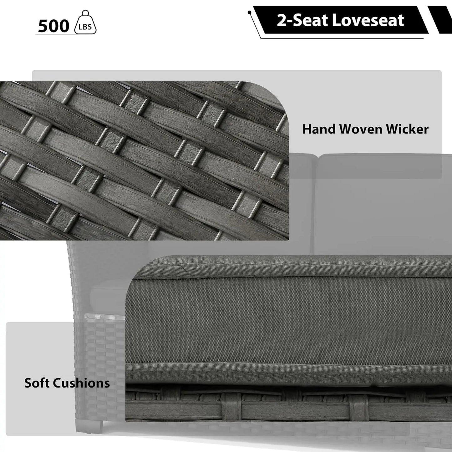 7 Piece Patio Furniture Set, Outdoor PE Wicker Rattan Outdoor Dining Set, Patio Table and Chairs Set, Patio, Customized