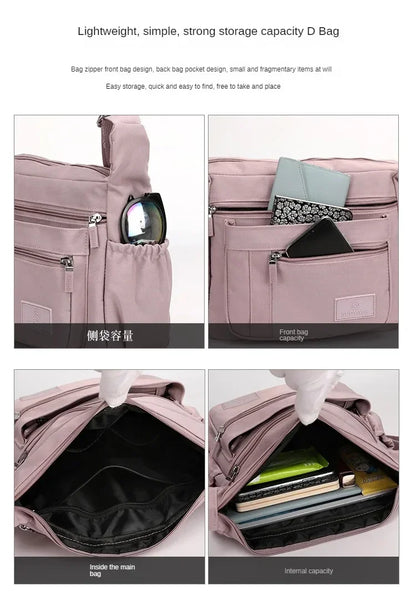 Fashion Shoulder Crossbody Bag for Women Messenger Bags Waterproof Nylon Ladies Handbag Tote Bags for Women Sac A Main Femme