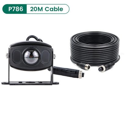 GreenYi 165° AHD 1920*1080P Car Rear View Camera Fisheye Lens IR Infrared Night Vision WDR Vehicle Camera For Bus Truck P786